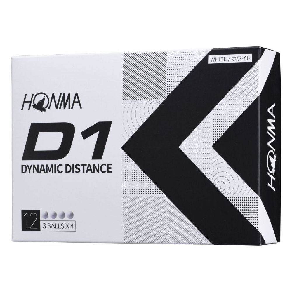 Honma D1, White, 3 míčky Honma