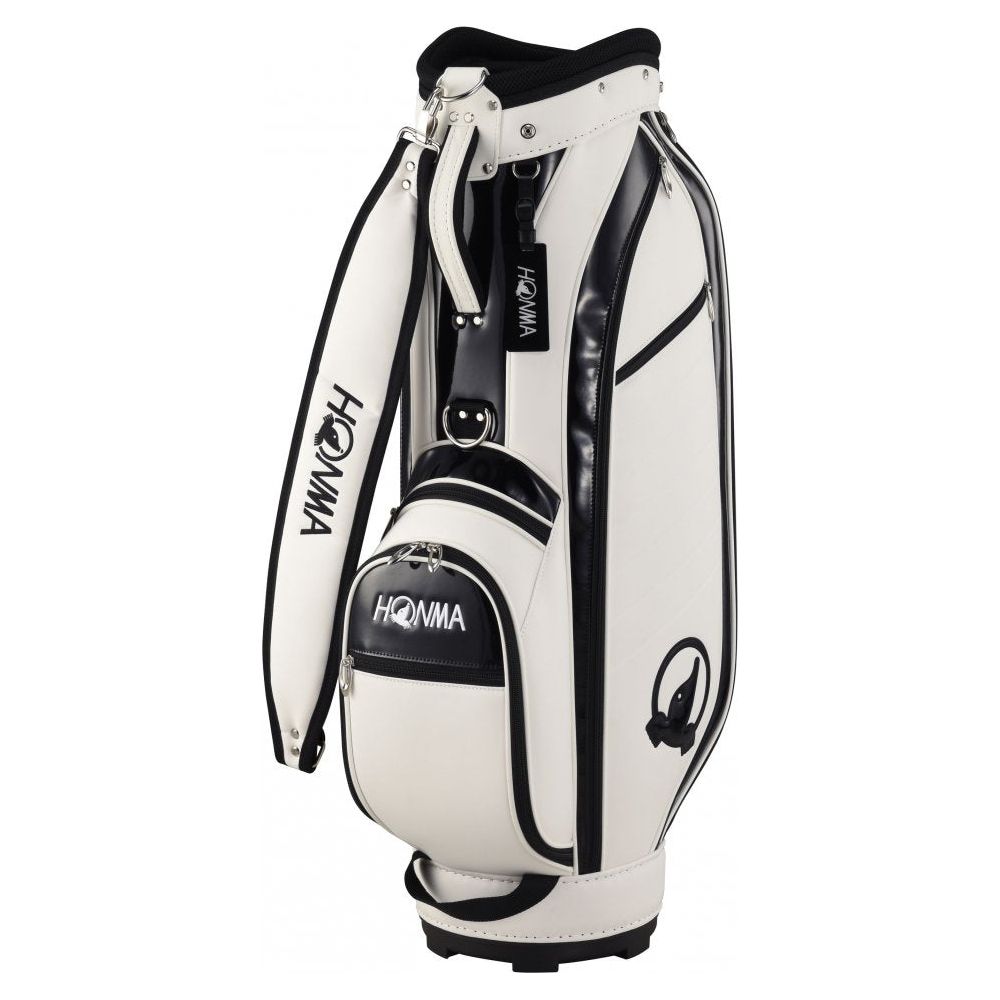 Honma Gear Standard Caddie Bag, White, Black