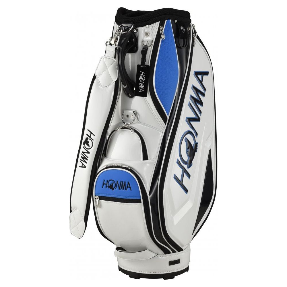 Honma Sports Cart bag, White, Blue