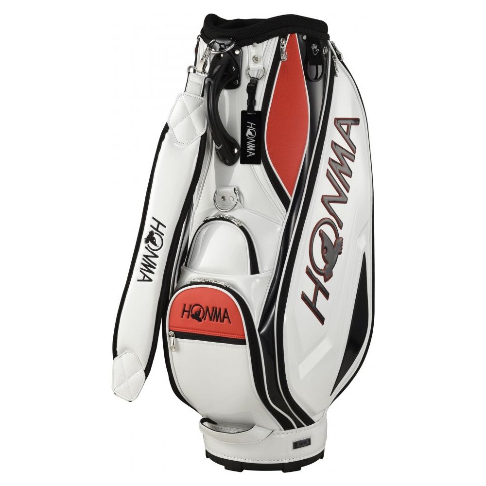 Honma Sports Cart bag, White, Red