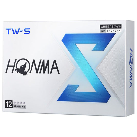 Honma TW-S 2024, bílé golfové míčky