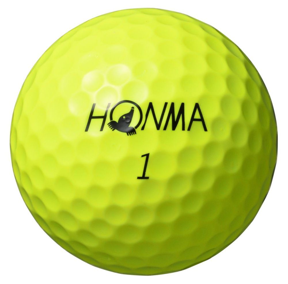 Honma TW-S 2024, žluté golfové míčky