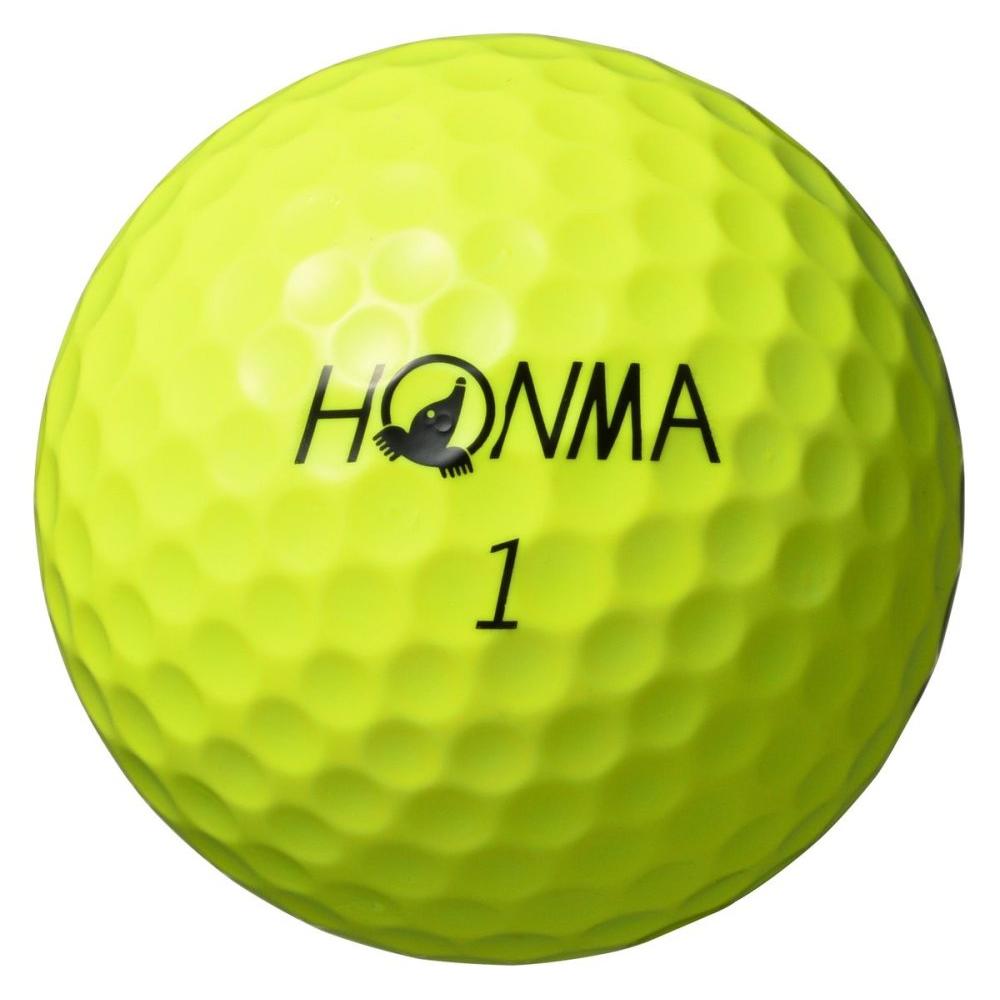 Honma TW-S 2024, žluté golfové míčky