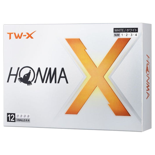 Honma TW-X, 2024, bílé golfové míčky