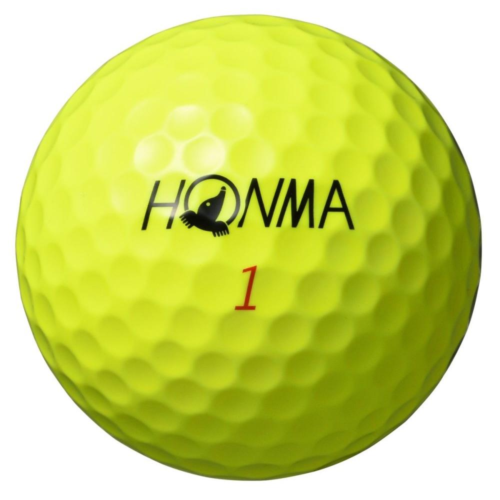 Honma TW-X 2024, žluté golfové míčky