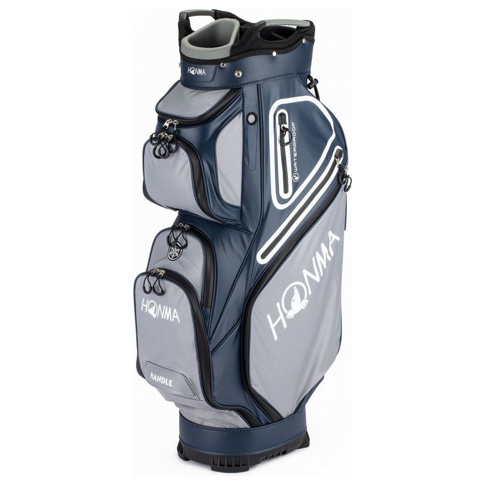 Honma Waterproof Cart bag, Grey, Navy