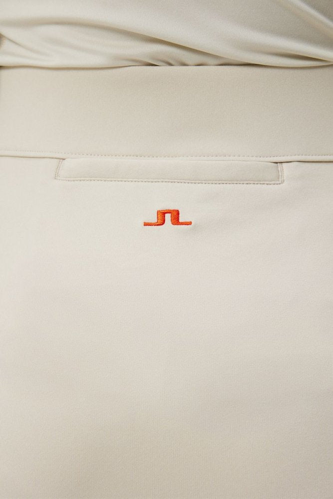 J.Lindeberg Amelie Mid Skirt, Almond Milk, dámská golfová sukně