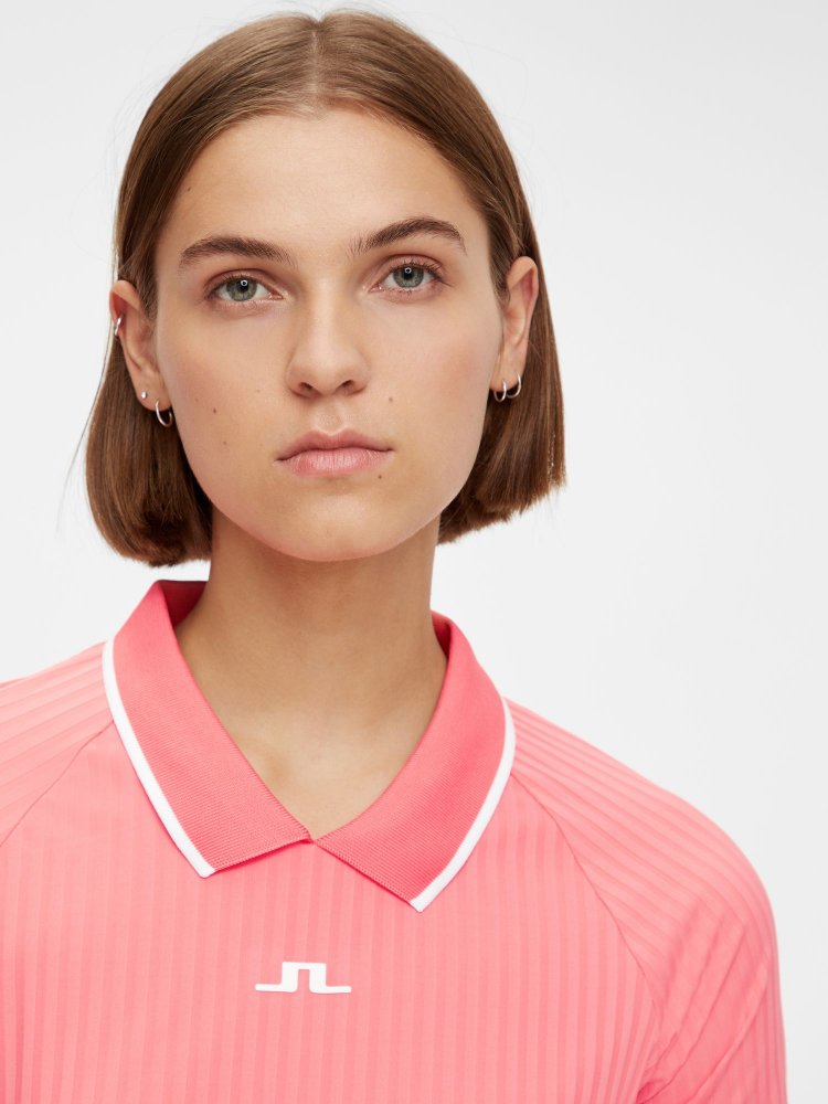 J.Lindeberg April Golf Dress, Tropical Coral