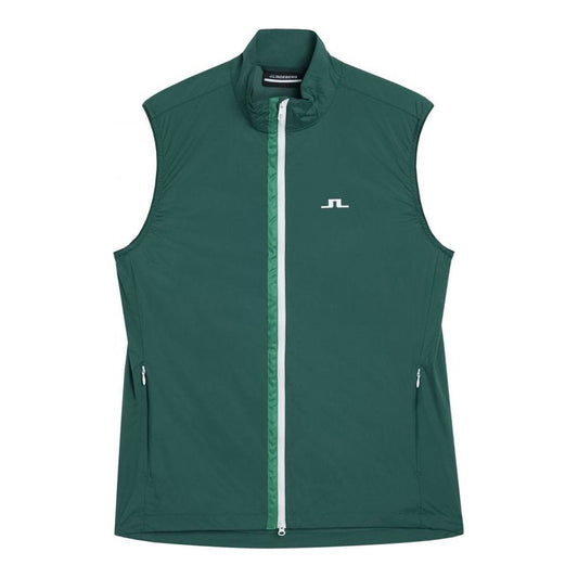 J.Lindeberg Ash Light Packable Vest Rain Forest