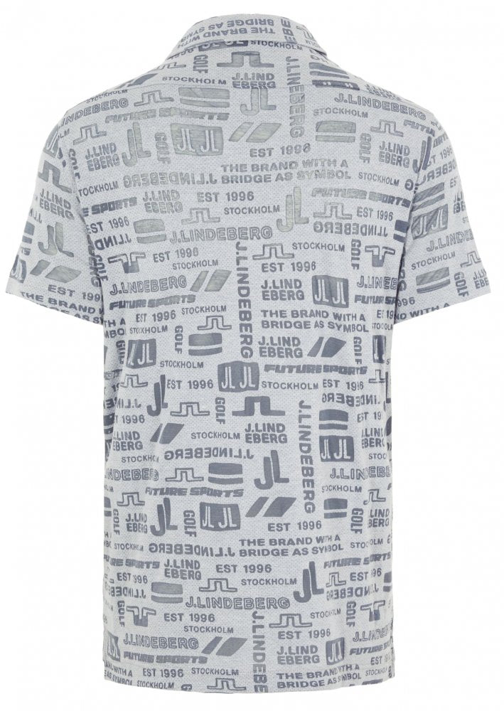 J.Lindeberg Brad Golf Polo, Future Grey