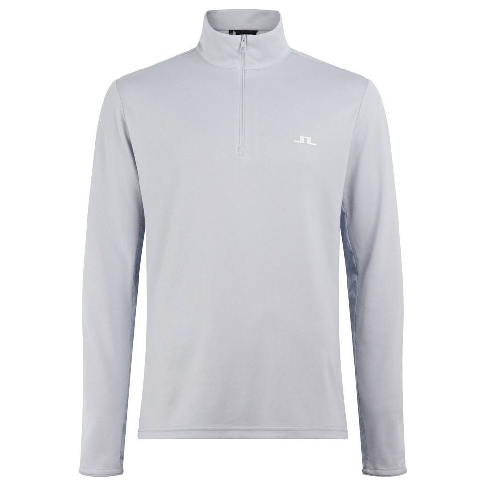 J.Lindeberg Emanuel Golf Mid Layer, Grey Bridge Monogram
