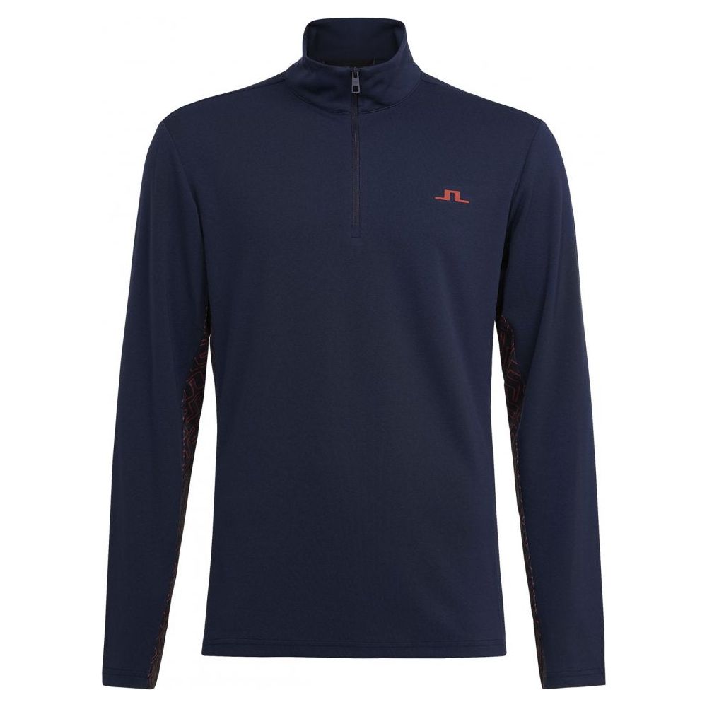J.Lindeberg Emanuel Golf Mid Layer, Ketchup Bridge Monogram