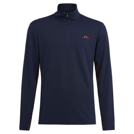 J.Lindeberg Emanuel Golf Mid Layer, Ketchup Bridge Monogram
