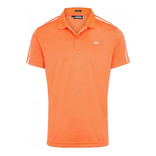 J.Lindeberg Flinn Regular Fit Golf Polo, Lava Orange