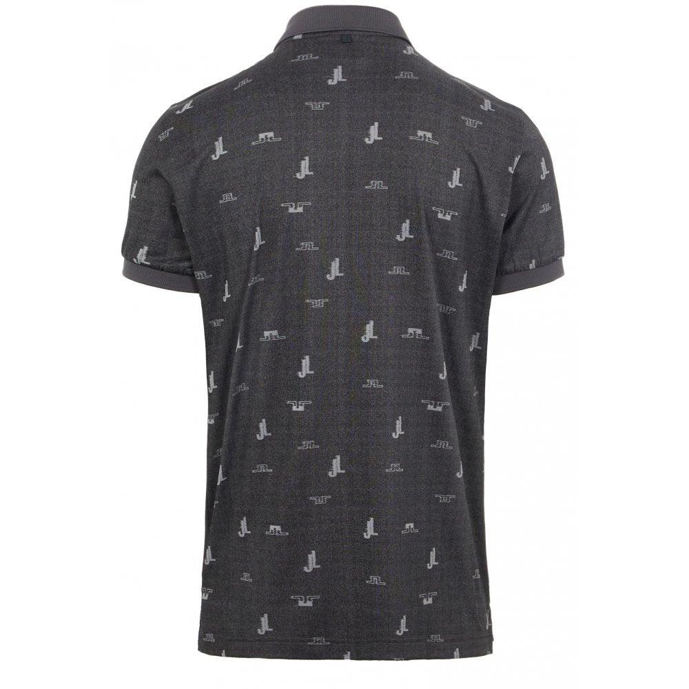 J.Lindeberg Glen Regular Fit Golf Polo, Dark Grey