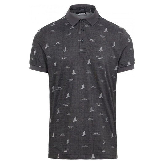 J.Lindeberg Glen Regular Fit Golf Polo, Dark Grey