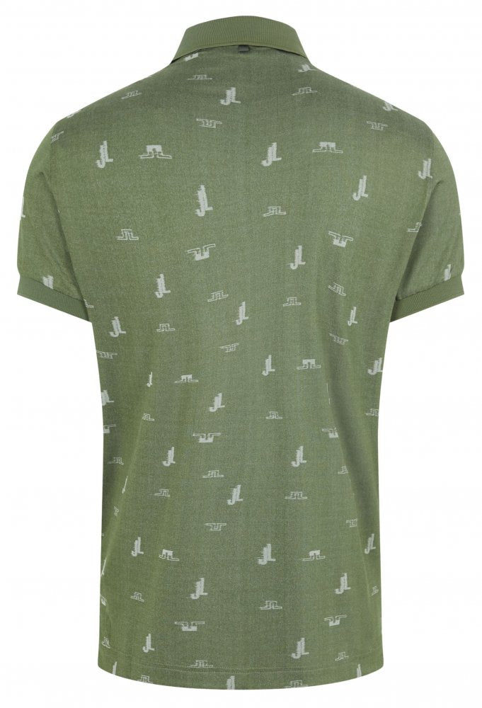 J.Lindeberg Glen Regular Fit Golf Polo, Thyme Green