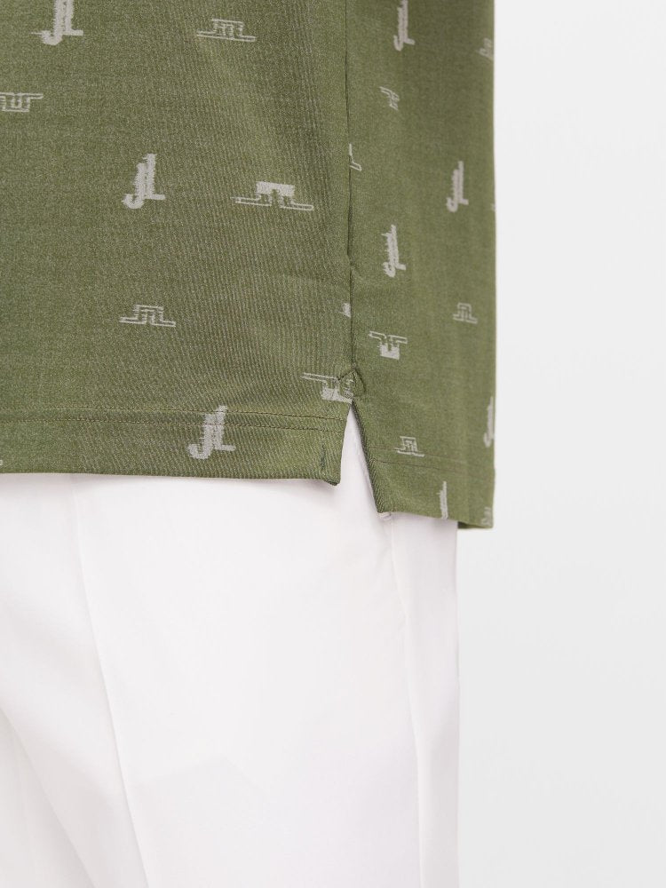 J.Lindeberg Glen Regular Fit Golf Polo, Thyme Green