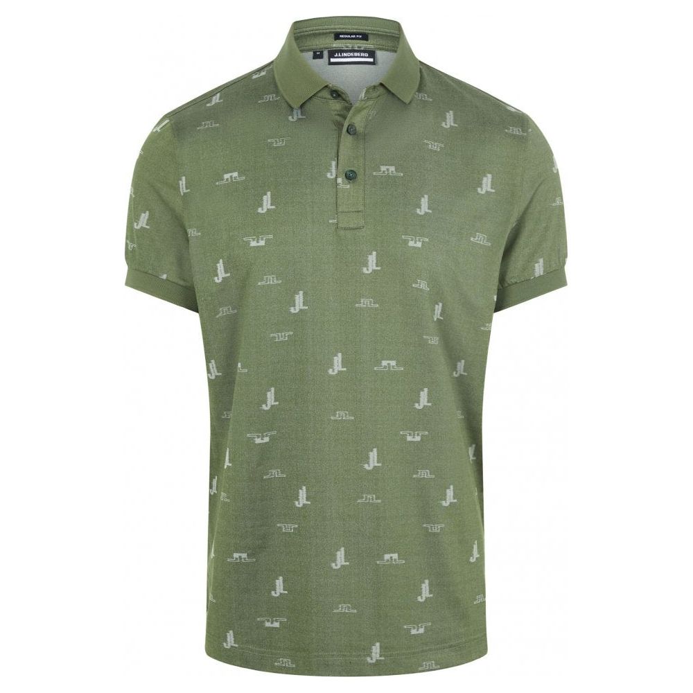 J.Lindeberg Glen Regular Fit Golf Polo, Thyme Green