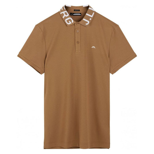 J.Lindeberg Gus Regular Polo Tiger Brown