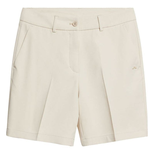 J.Lindeberg Gwen Long Shorts, Almond Milk, dámské golfové kraťasy