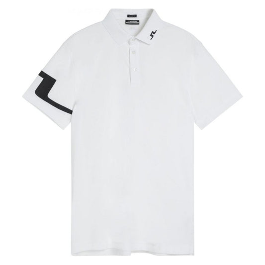 J.Lindeberg Heath Reg Fit Polo, White