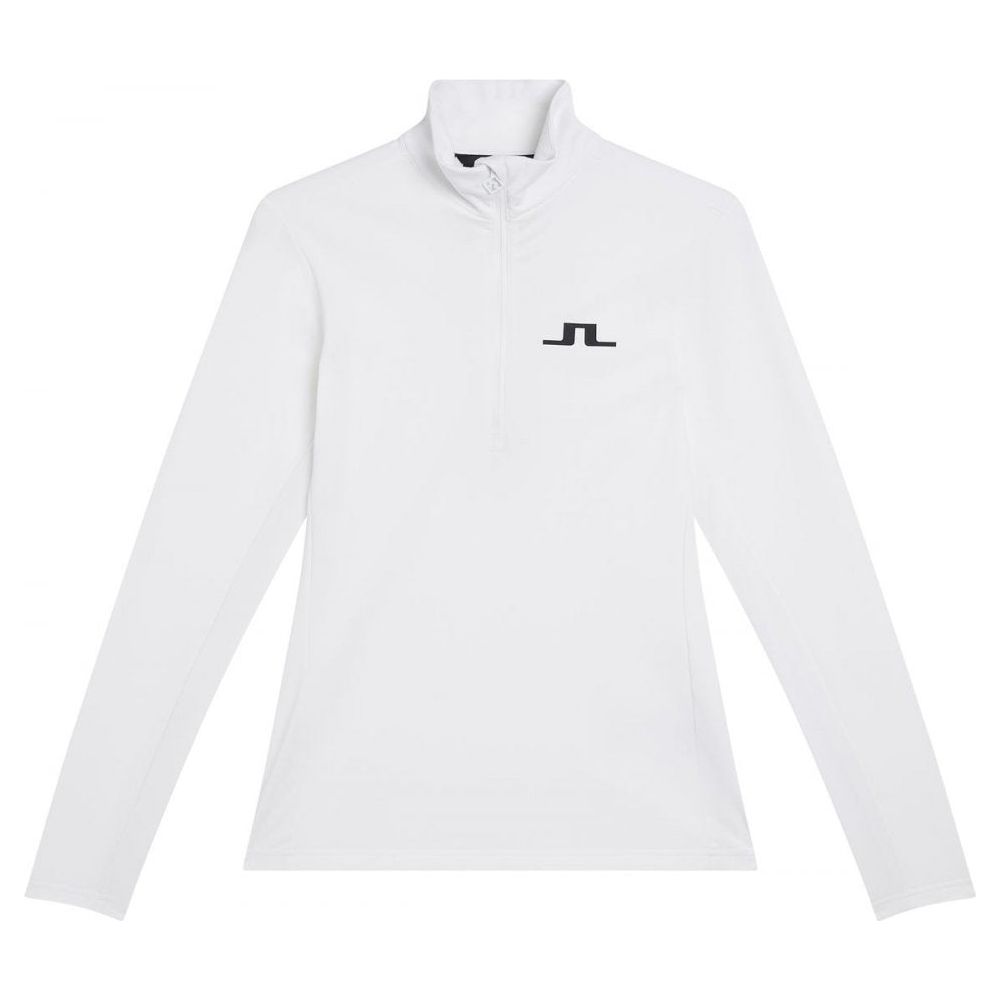 J.Lindeberg Lauryn Half Zip Mid Layer White