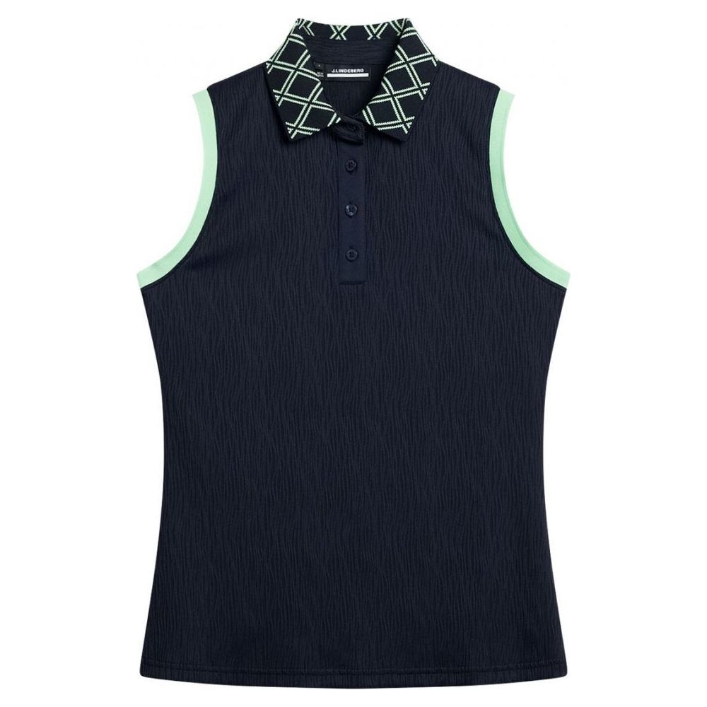 J.Lindeberg Lila Sleeveless Top, JL Navy, dámské golfové tričko