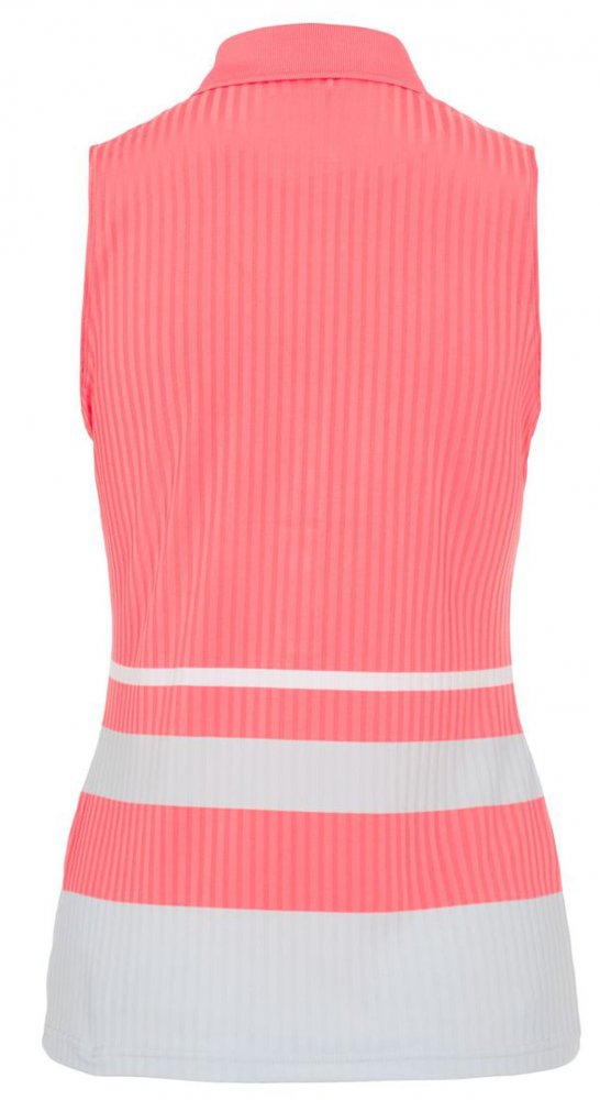 J.Lindeberg Tess Sleveeless Golf Top, Tropical Coral
