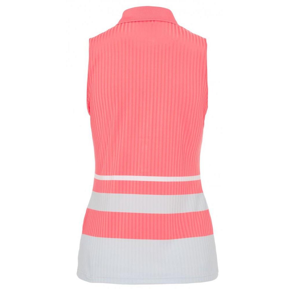 J.Lindeberg Tess Sleveeless Golf Top, Tropical Coral