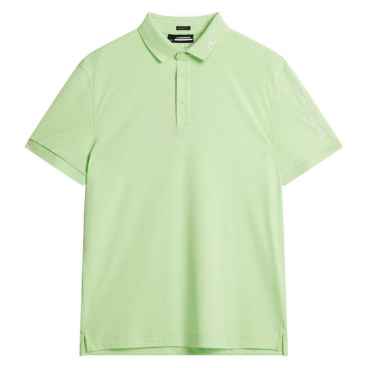 J.Lindeberg Tour Tech Reg Fit Polo, Paradise Green, pánské golfové tričko
