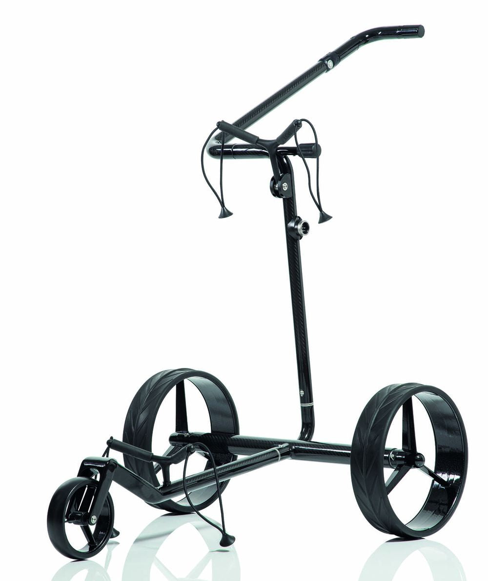 Jucad Carbon Travel 2.0, Shiny Black, elektrický golfový vozík