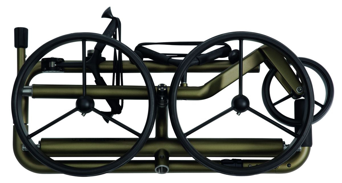 Jucad Carbon Travel Verde Black 2.0, elektrický golfový vozík