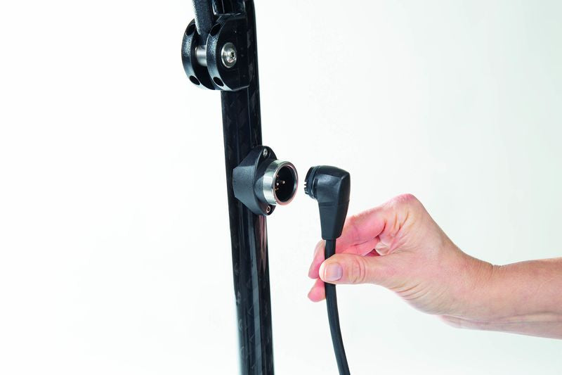 Jucad Carbon Travel 2.0, Shiny Black, elektrický golfový vozík