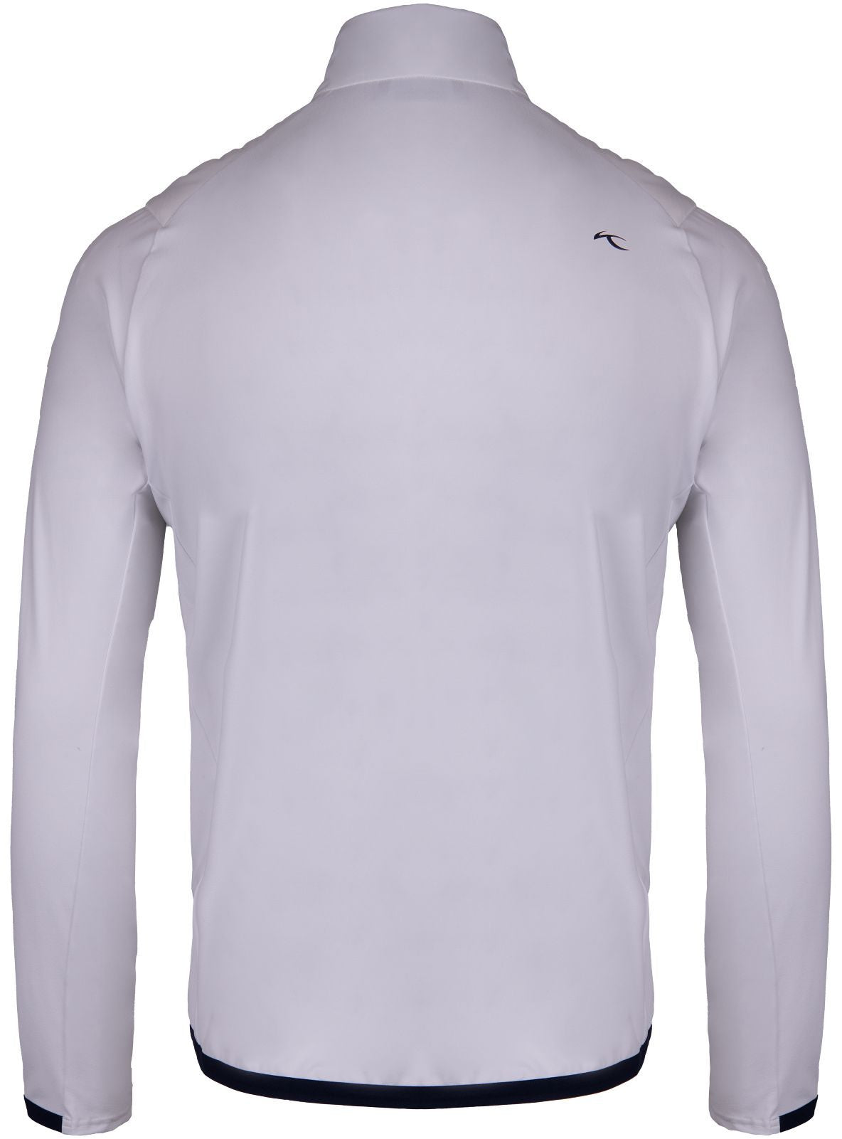 Kjus Men Release Diamond Jacket, White, Atlanta Blue, pánská golfová bunda