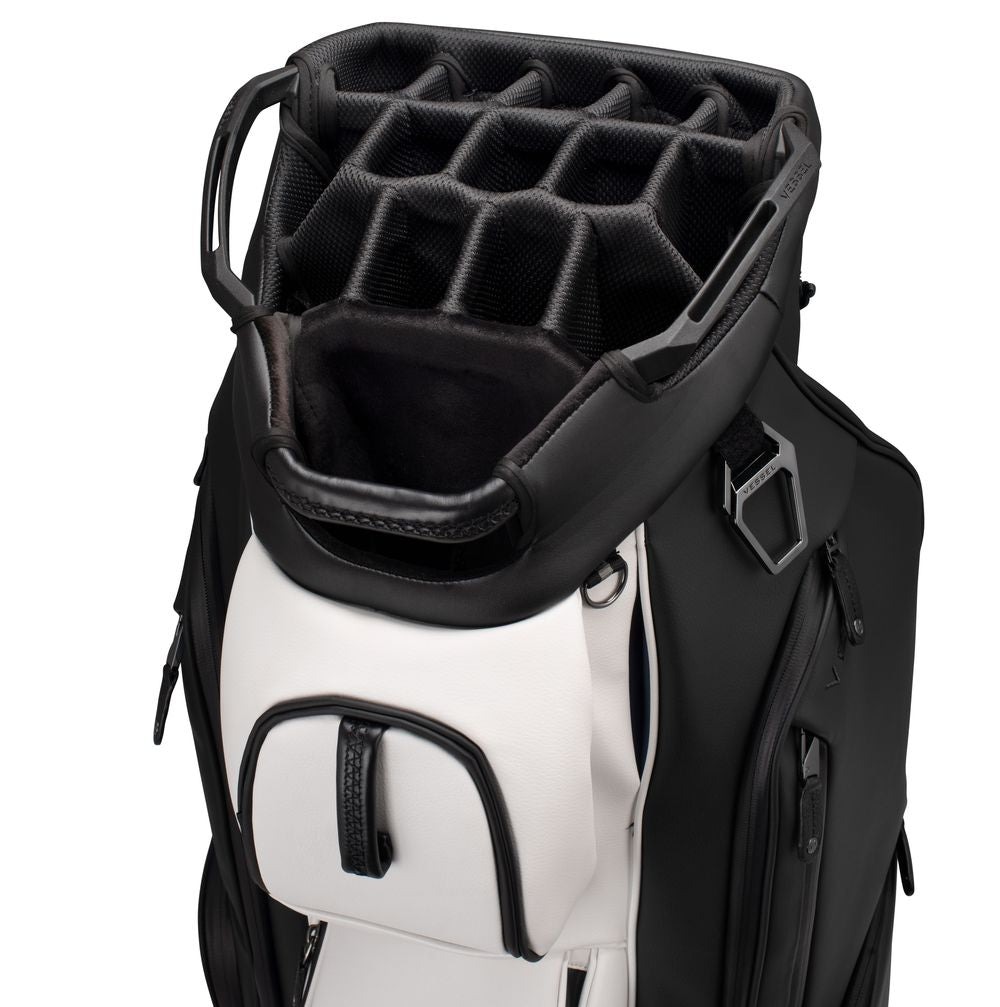 Vessel Pro Cart, Black, White, prémiový golfový bag na vozík