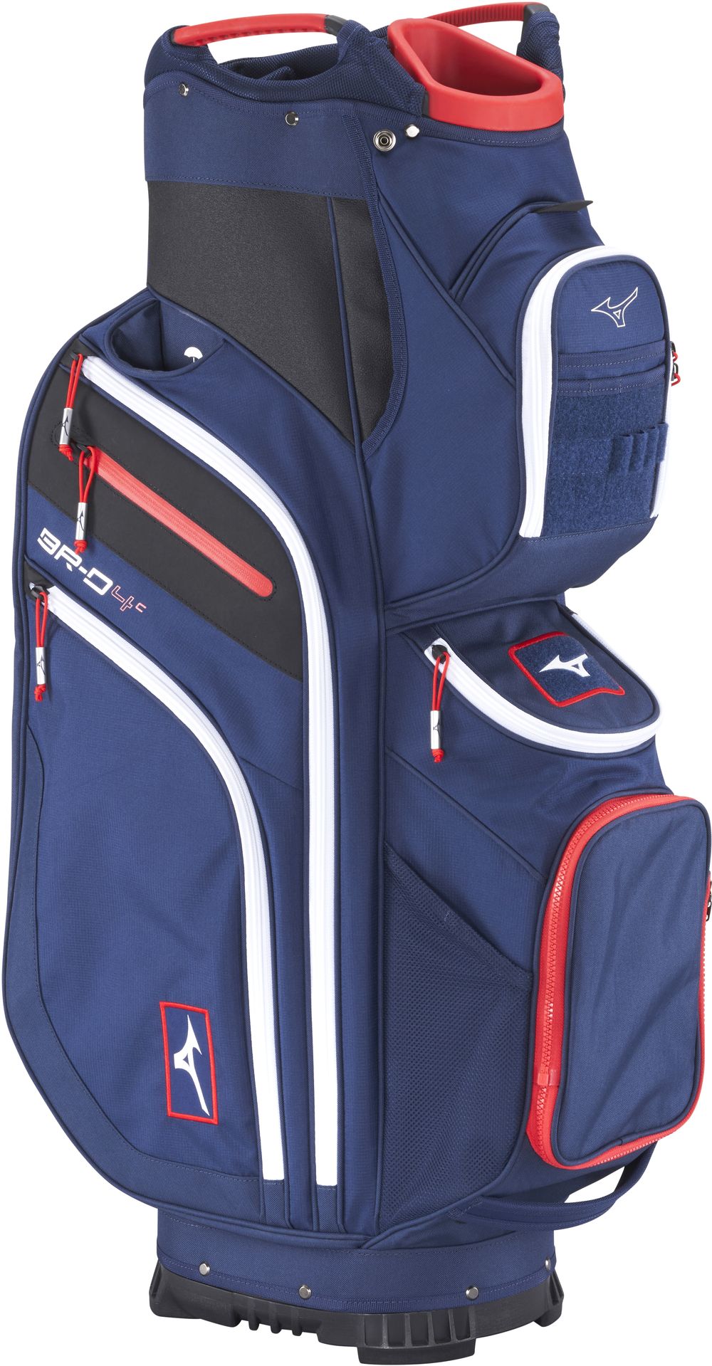 Mizuno BR-D4, Navy, Red, golfový bag na vozík