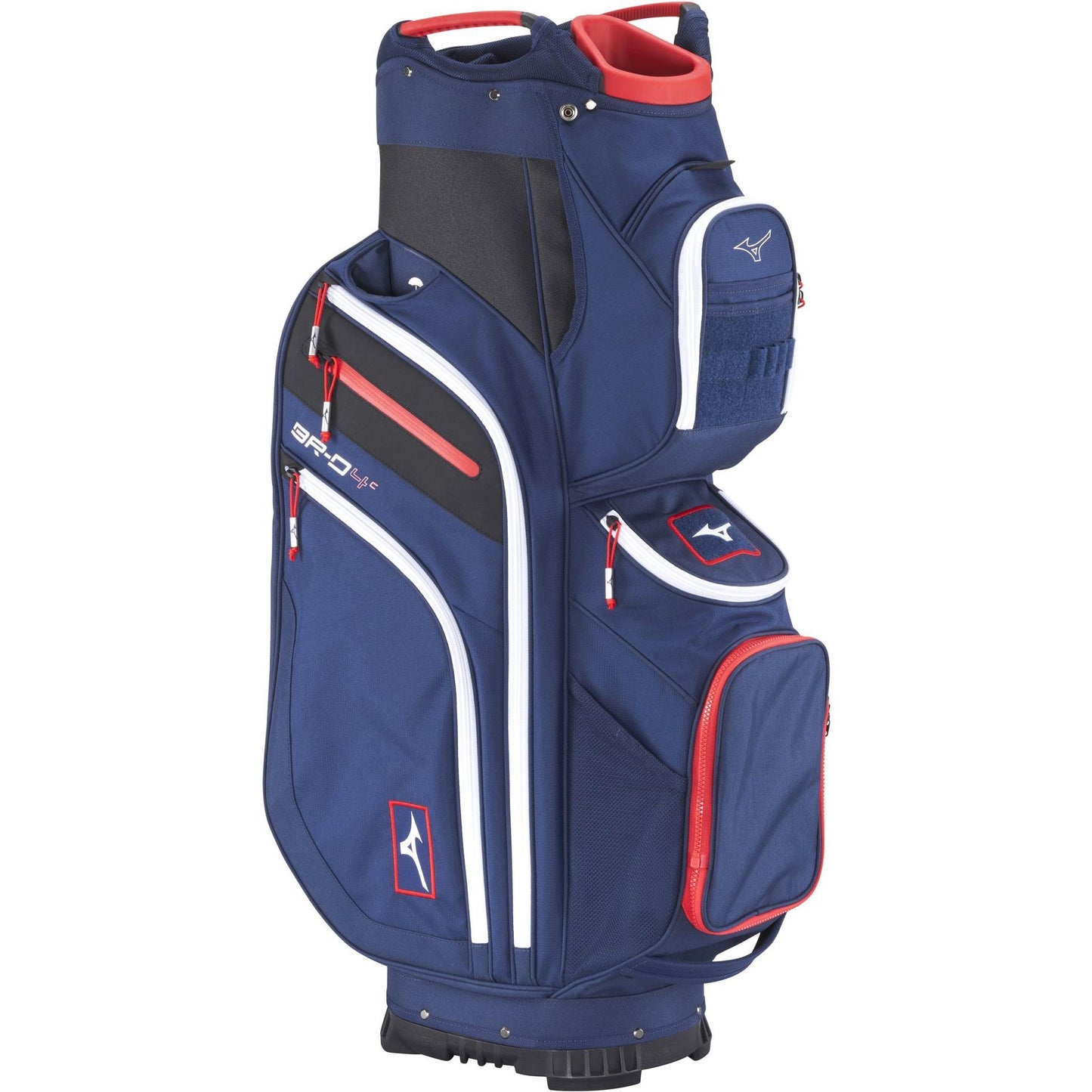 Mizuno BR-D4, Navy, Red, golfový bag na vozík