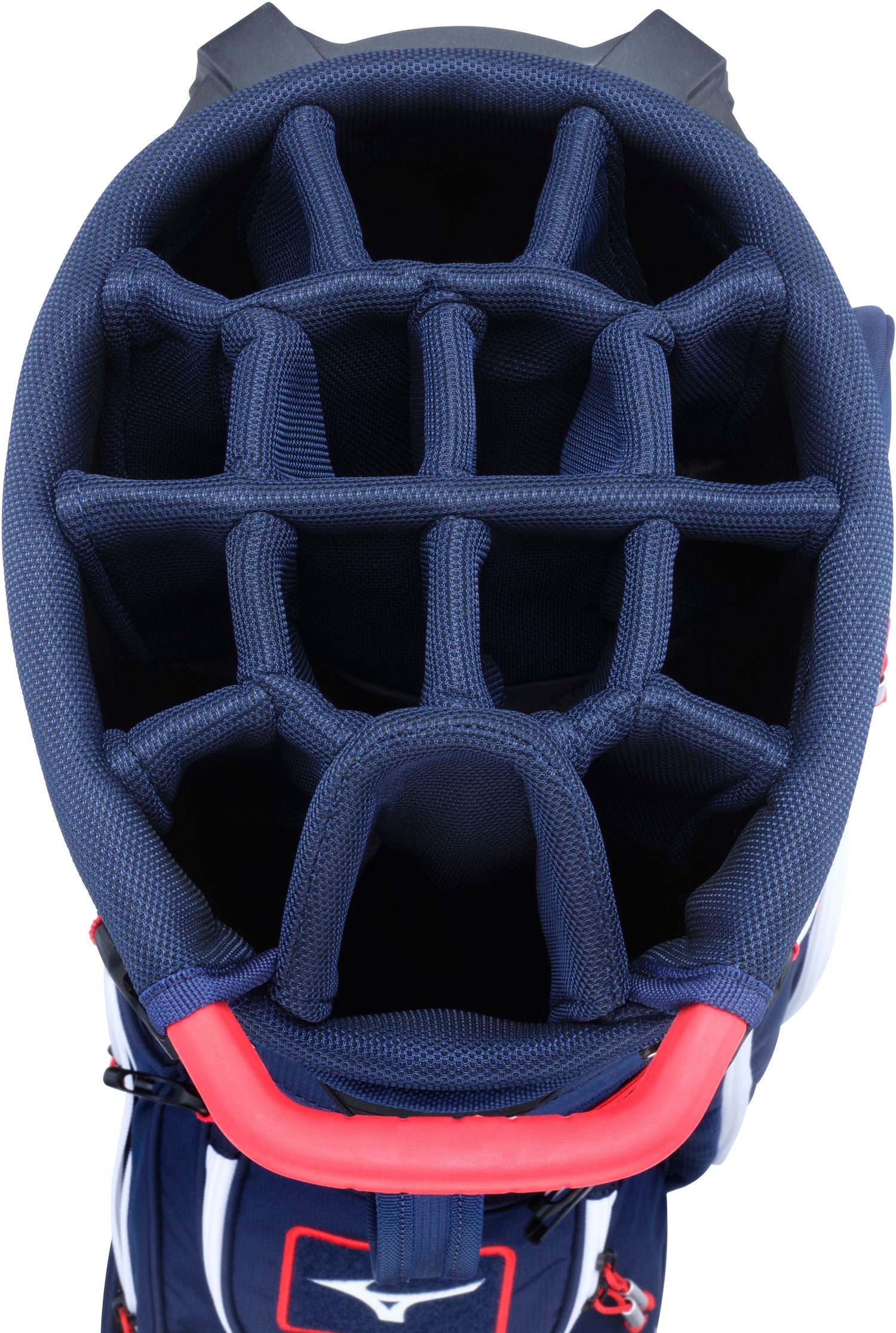 Mizuno BR-DX, Navy, Red, golfový bag na záda