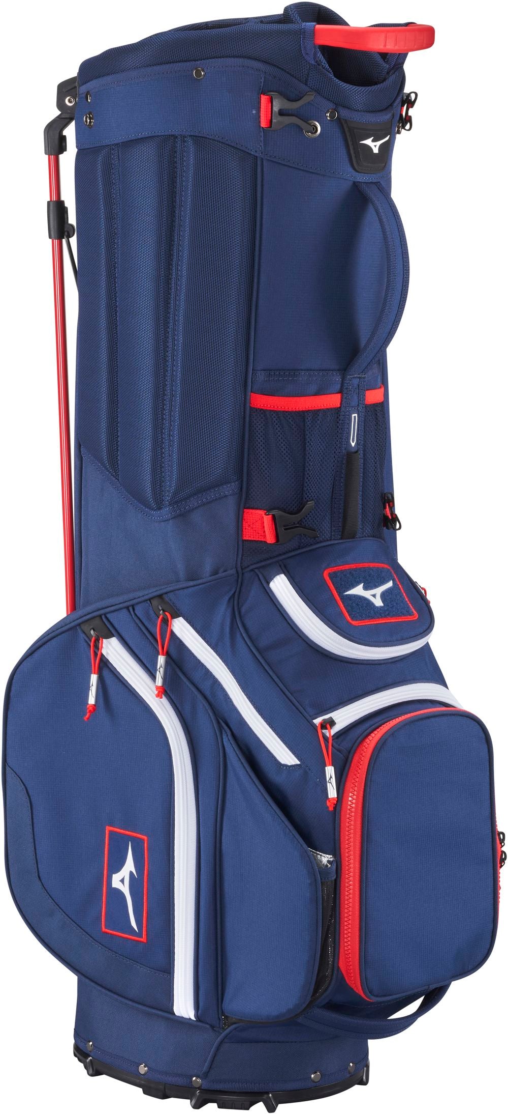 Mizuno BR-DX, Navy, Red, golfový bag na záda
