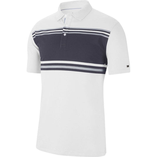 Nike Dry Player Polo Stripe, White
