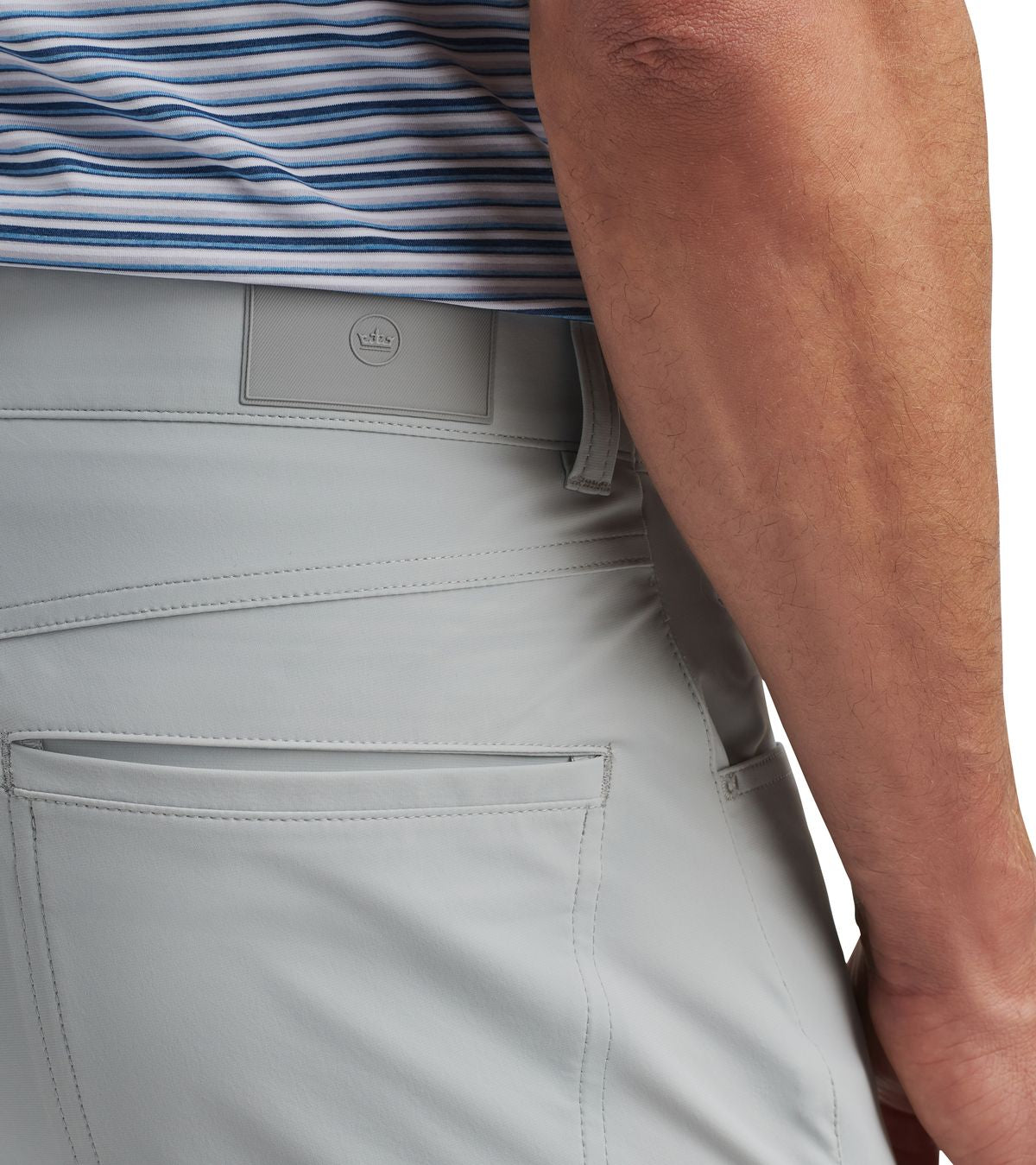 Peter Millar Bingham Performance Five-Pocket, British Grey, pánské golfové kalhoty