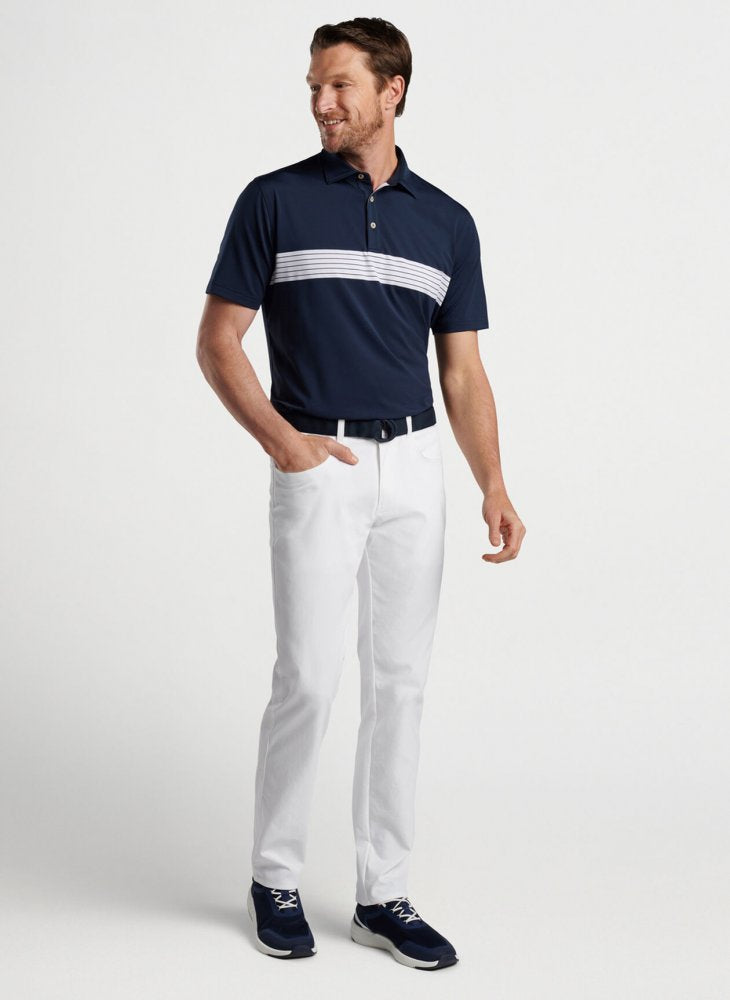 Peter Millar Clyde Performance Jersey Polo, Navy