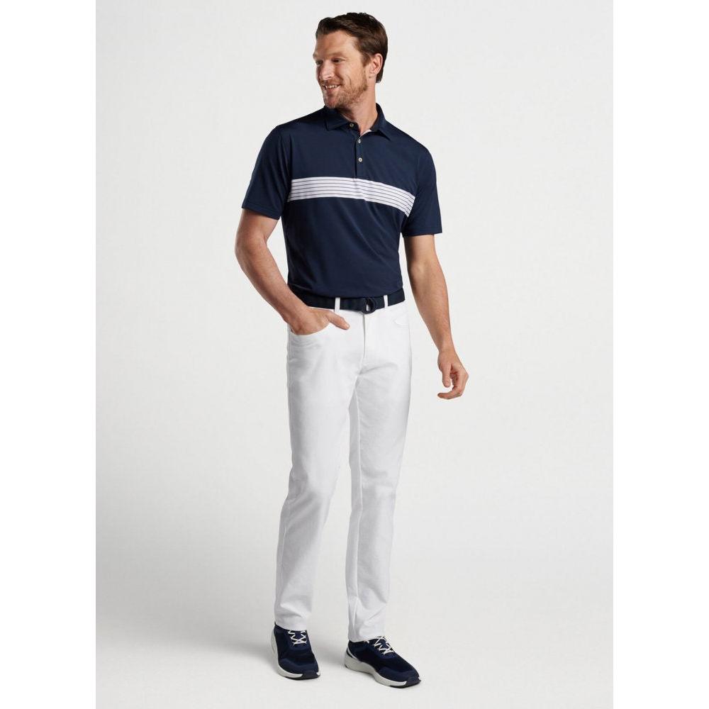 Peter Millar Clyde Performance Jersey Polo, Navy