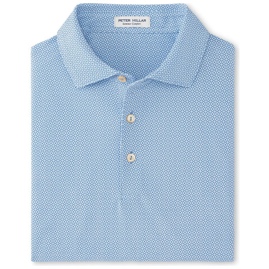 Peter Millar Costa Geo Performance Mesh, pánské golfové tričko