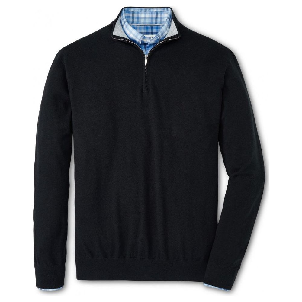 Peter Millar Crest Quarter Zip, Black