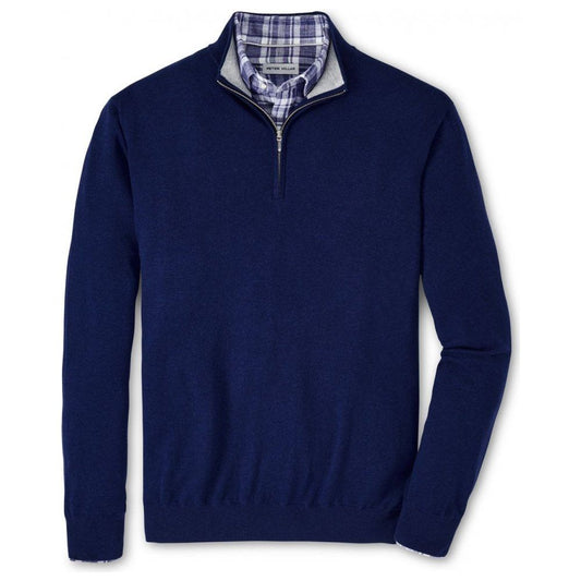 Peter Millar Crest Quarter Zip, Navy