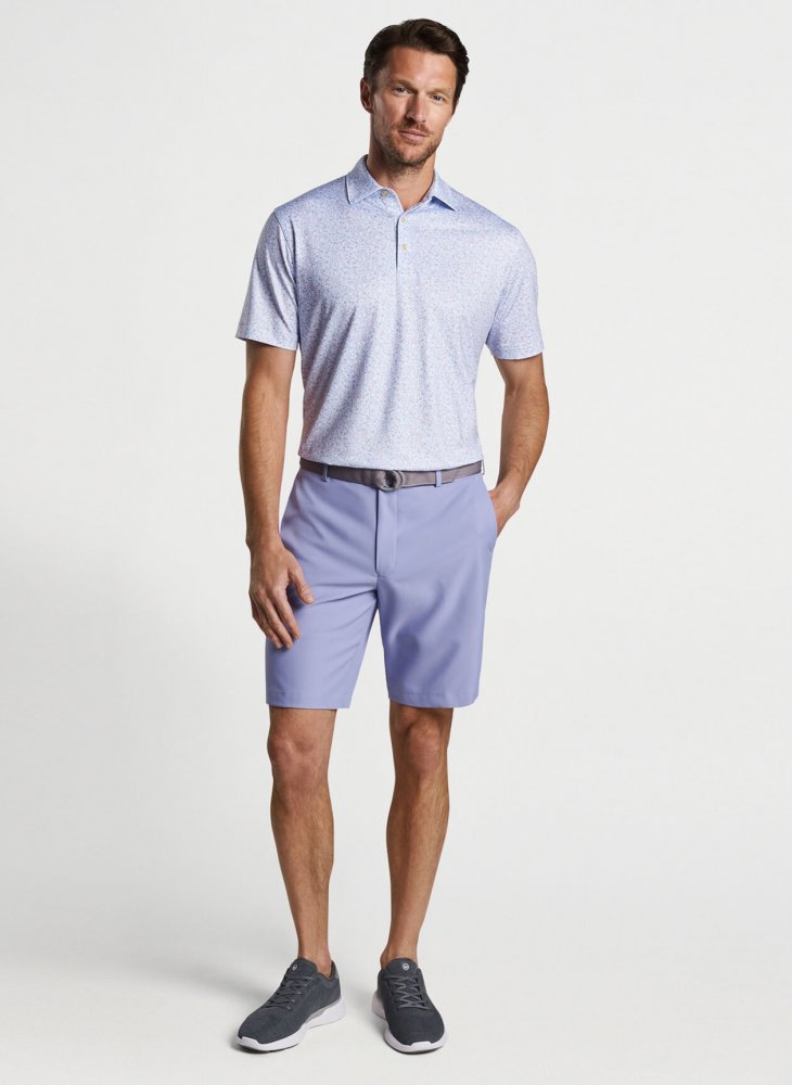 Peter Millar Dazed & Transfused, White, Lavender Fog
