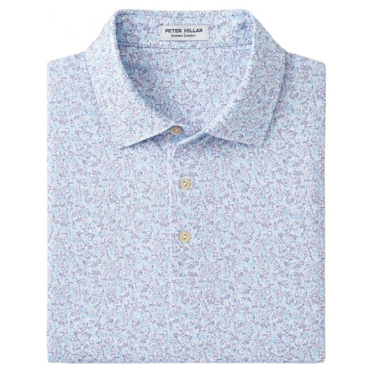 Peter Millar Dazed & Transfused, White, Lavender Fog