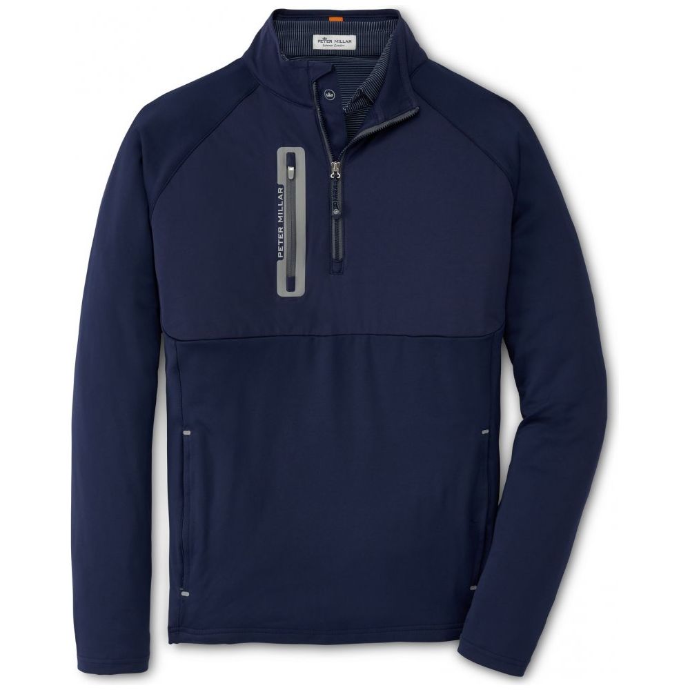 Peter Millar Hyperlight Weld Hybrid Half-Zip, Navy